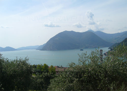 Lago di Iseo panorama